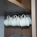 Ver imagem 6 de Suporte Porta 12 Xícaras Fixar Armário Organizador De Cozinha