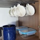 Ver imagem 7 de Suporte Porta 12 Xícaras Fixar Armário Organizador De Cozinha