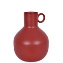 Ver imagem 1 de Vaso Bojudo Decorativo em Metal Marrom 15cm