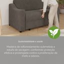 Ver mais imagens de Sofá Cama Retrátil 158cm 2 Lugares Betim
