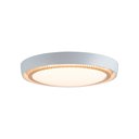 Ver imagem 1 de Plafon Led Blumenau Àurea de Sobrepor 24w Bivolt Branco / Dourado
