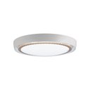 Ver imagem 2 de Plafon Led Blumenau Àurea de Sobrepor 24w Bivolt Branco / Dourado