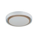 Ver imagem 3 de Plafon Led Blumenau Àurea de Sobrepor 24w Bivolt Branco / Dourado