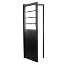 Ver imagem 3 de Porta Basculante Lambril Alumínio Preto 2.10 X 80 Lado Direito – Hale
