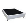 Cama Box Solteiro 88 Branco Sintetico - Santo Box - 2