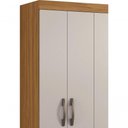 Ver imagem 3 de Guarda-roupa 4 Portas Nt 5005 Freijó com Off White - Notável