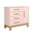 Ver imagem 3 de Cômoda Sapateira Infantil 4355 Rosa Acetinado Patoti Móveis