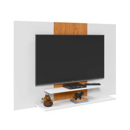 Painel de Tv Suspenso para Tv até 48 Polegadas com 2 Prateleiras Mdm7005:branco/nature - 3