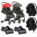 Ver imagem 1 de Kit Carrinho Duolee 2und e Bebê Conforto Cocoon com Base
