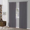 Ver imagem 1 de Cortina Blackout Em Tecido 2,00x1,80 Corta Luz Cinza