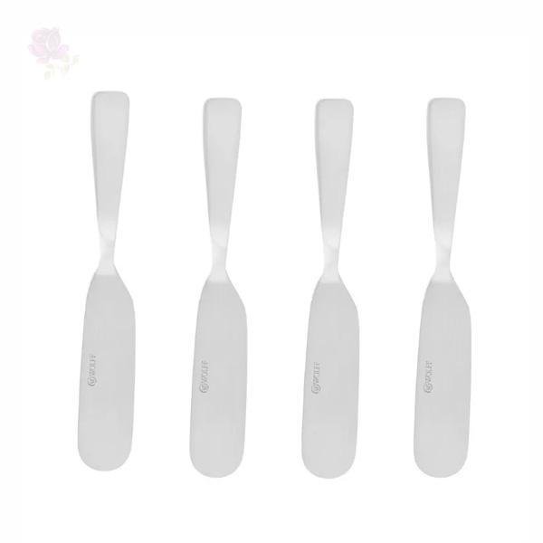 Kit Conjunto 4 Espátulas de Aço Inox Wolff