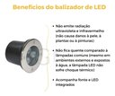 Ver mais imagens de Balizador Embutido de Solo Smd 3w 3000k 270lm Ip67 Garantia 01 Ano