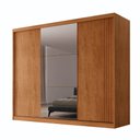 Ver imagem 2 de Guarda Roupa Casal Connor Mdf 3 Portas e 2 Gavetas com Espelho Moderna Mobília