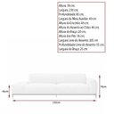 Ver imagem 5 de Sofá com Chaise Unne 3 Lugares 230cm Terminal Direito Off White Boucle