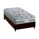 Ver imagem 1 de Cama Box Solteiro: Colchão Molas Probel MasterPocket Ensacadas Evolution + Base CRC Suede Brown(88x1
