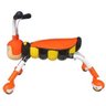 Carrinho Andador Infantil Criança Abelha Musica e Luz Deslizante 360 - Laranja - 3