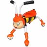 Carrinho Andador Infantil Criança Abelha Musica e Luz Deslizante 360 - Laranja - 2