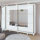 Ver imagem 2 de Guarda-roupa Casal Toronto 2 Portas 6 Gavetas com Espelho Branco