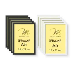 Kit 10 Molduras A5 Para Quadro Fotos Imagens Acetato Iframe - 1