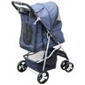 Carrinho de Passeio Pet com Porta Copo para Cães e Gatos - Azul - 8