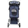 Carrinho de Passeio Pet com Porta Copo para Cães e Gatos - Azul - 5