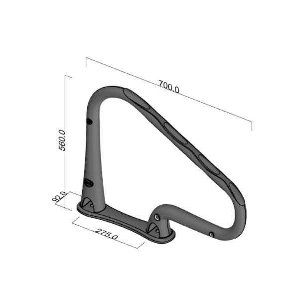 Corrimão Max Para Piscina Com Escada - Igui - Cor Imbuia - 4