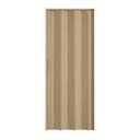 Ver imagem 3 de Porta Sanfonada de PVC 210cm x 60cm Plastporta Bcf Marrom/Carvalho Prata