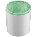 Ver imagem 3 de Lixeira com Tampa 5 Litros Preto Tampa Dourado Future