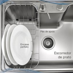 Cuba Cozinha Gourmet Aço Inox Luxo com Acessórios Tubrax - 2