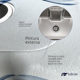 Cuba Cozinha Gourmet Aço Inox Luxo com Acessórios Tubrax - 8