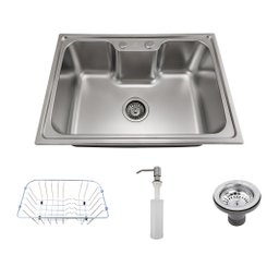 Cuba Cozinha Gourmet Aço Inox Luxo com Acessórios Tubrax - 1