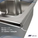 Ver imagem 6 de Cuba Cozinha Gourmet Aço Inox Luxo com Acessórios Tubrax