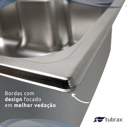 Cuba Cozinha Gourmet Aço Inox Luxo com Acessórios Tubrax - 6