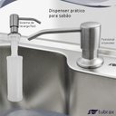 Ver imagem 3 de Cuba Cozinha Gourmet Aço Inox Luxo com Acessórios Tubrax