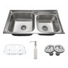 Cuba Dupla Cozinha Gourmet Aço Inox Luxo com Acessórios Tubrax - 1