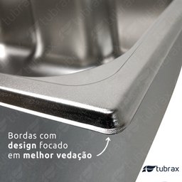 Cuba Dupla Cozinha Gourmet Aço Inox Luxo com Acessórios Tubrax - 7