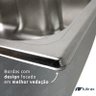 Cuba Dupla Cozinha Gourmet Aço Inox Luxo com Acessórios Tubrax - 7