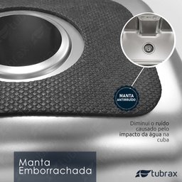 Cuba Dupla Cozinha Gourmet Aço Inox Luxo com Acessórios Tubrax - 4