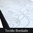 Ver imagem 3 de Colchão Espuma Solteiro D28 88×188×17 cm Alta Densidade Tecido Resistente Bordado Moderno