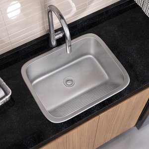 Tanque 55 X 45 X 22cm Aço Inox 304 com Válvula Tubrax