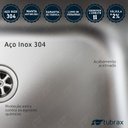 Ver imagem 4 de Tanque 55 X 45 X 22cm Aço Inox 304 com Válvula Tubrax