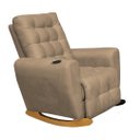 Ver imagem 3 de Poltrona Amamentação Base Balanço Cecilia Capuccino