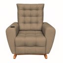 Ver imagem 2 de Poltrona Amamentação Base Balanço Cecilia Capuccino