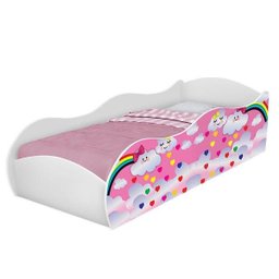 Cama Infantil New com Colchão:nuvem - 2