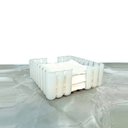 Ver imagem 1 de Porta Guardanapo em Bio Plástico Não Fóssil-19,6 X 19,6 X H8,4 Cm - Dolcevita - Pérola - Guzzini
