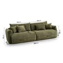 Ver imagem 3 de Sofá 2 Lugares 260cm Comfy CabeCasa MadeiraOriginals Verde