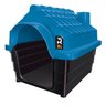 Casinha Cachorro Casa Plástica Desmontável N4 Mecpet Azul - 1