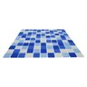 Pastilha de Vidro Cristal Azul Lisa Mescla 30x30cm - 4