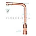 Ver imagem 2 de Torneira para cozinha Gourmet Misturador Monocomando Extensível em Aço inox Escovado Gurupi