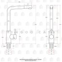 Ver imagem 5 de Torneira para cozinha Gourmet Misturador Monocomando Extensível em Aço inox Escovado Gurupi